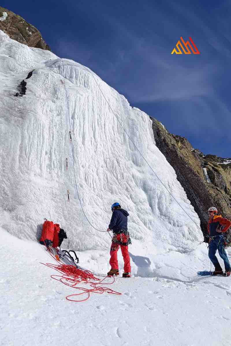 escalada en hielo