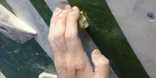 Regletas en escalada colocación de manos en regletas para escalar